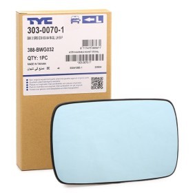 Spiegelglas, Außenspiegel 303-0070-1 von TYC günstig für 20,67 € online kaufen