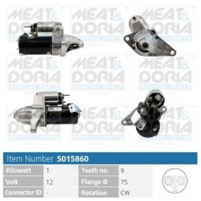 Osta Käynnistysmoottori MEAT & DORIA:llä 5015860 edullisesti hintaan 115,45 €