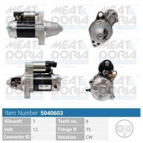 Osta Käynnistysmoottori MEAT & DORIA:llä 5040603 edullisesti hintaan 173,90 €