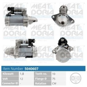 Osta Käynnistysmoottori MEAT & DORIA:llä 5040607 edullisesti hintaan 199,64 €