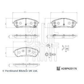 Bremsbeläge für FORD von BLUE PRINT
