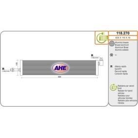 Kühler, Motorkühlung 118.270 von AHE günstig für 213,34 € online kaufen