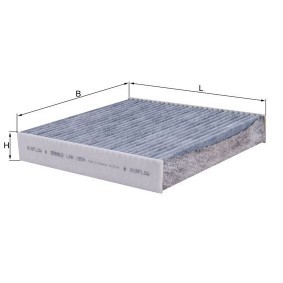 Innenraumfilter LAK 1954 von MAHLE ORIGINAL günstig für 19,14 € online kaufen