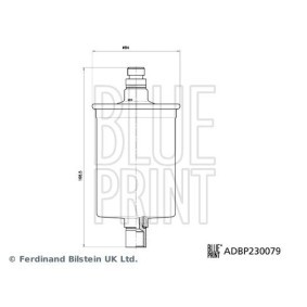 Kraftstofffilter für PORSCHE von BLUE PRINT