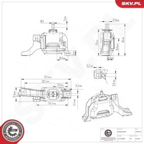 Motorlager für MINI von ESEN SKV