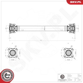 Antriebswelle 76SKV028 von ESEN SKV günstig für 168,83 € online kaufen