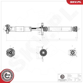 Antriebswelle 76SKV044 von ESEN SKV günstig für 323,77 € online kaufen