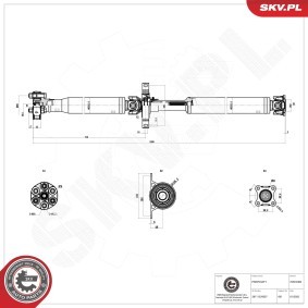 Antriebswelle 76SKV060 von ESEN SKV günstig für 464,46 € online kaufen
