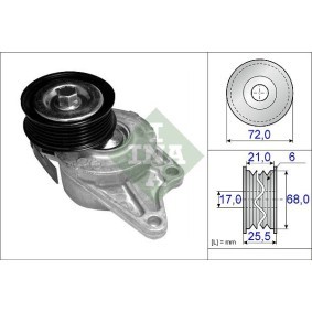 Spannrolle, Keilrippenriemen 531 0763 10 von INA günstig für 84,01 € online kaufen