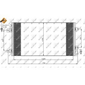 Comprar Condensador, aire acondicionado de NRF 35485 a bajo precio de 65,35 €