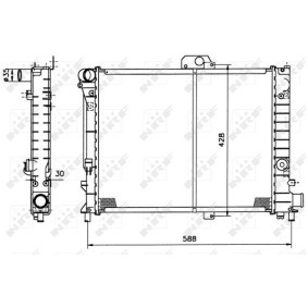 Acquista Radiatore motore da NRF 504140 a buon mercato per soli 96,62 €