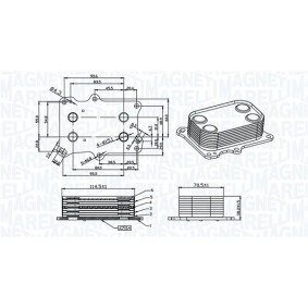 Acquista Radiatore olio motore da MAGNETI MARELLI 350300004300 a buon mercato per soli 28,44 €