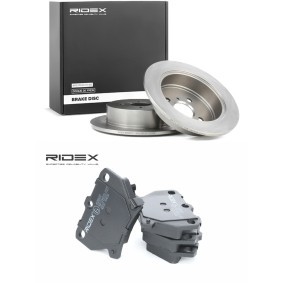 Comprar Kit de discos de freno y pastillas de RIDEX 3405B3404 a bajo precio de 63,74 €
