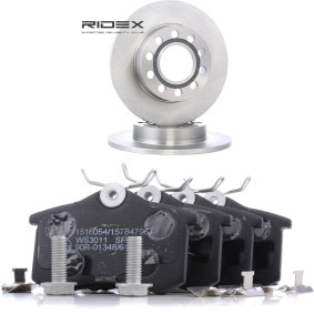 Achetez des Kit disque et plaquette de frein de chez RIDEX en ligne pour A4 B6 Berline (8E2) à prix modérés