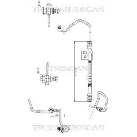 Achetez des Tuyau hydraulique, direction TRISCAN 8516 24003 à prix pour 88,45 €