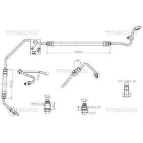 Køb Hydraulikslange, styretøj af TRISCAN 8516 25001 til den lave pris 796,19 DKK