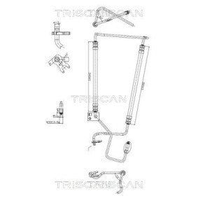 Compre Tubo da direção hidráulica de TRISCAN online para 206 Van a preços moderados