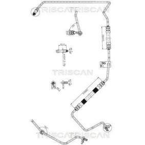 Compre Tubo da direção hidráulica de TRISCAN online para 206 Van a preços moderados
