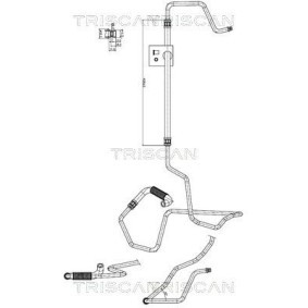 Compre Tubo da direção hidráulica de TRISCAN online para 206 Van a preços moderados