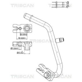 Achetez des Conduite à haute / basse pression, climatisation TRISCAN 9010 15001 à prix pour 151,09 €