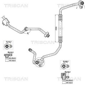 Achetez des Tuyau de clim de chez TRISCAN en ligne pour Galaxy Mk2 (WA6) MPV à prix modérés
