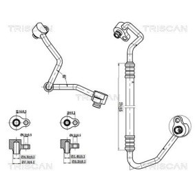Compre Tubos de ar condicionado de TRISCAN online para FOCUS III Caixa/parte traseira inclinada a preços moderados