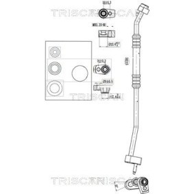 Achetez des Conduite à haute / basse pression, climatisation TRISCAN 9010 16017 à prix pour 48,78 €