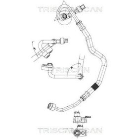 Achetez des Conduite à haute / basse pression, climatisation TRISCAN 9010 16025 à prix pour 101,68 €