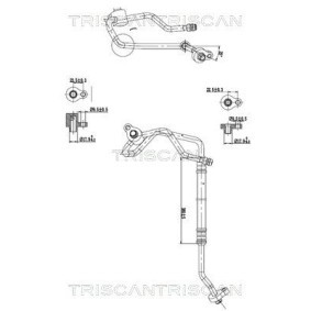 Achetez des Tuyau de clim de chez TRISCAN en ligne pour Galaxy Mk2 (WA6) MPV à prix modérés