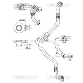 Achetez des Conduite à haute / basse pression, climatisation TRISCAN 9010 27001 à prix pour 86,78 €