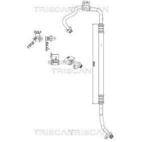 Achetez des Tuyau de clim de chez TRISCAN en ligne pour 308 II SW (LC, LJ, LR, LX, L4) à prix modérés