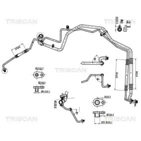 Achetez des Tuyau de clim de chez TRISCAN en ligne pour 308 II SW (LC, LJ, LR, LX, L4) à prix modérés