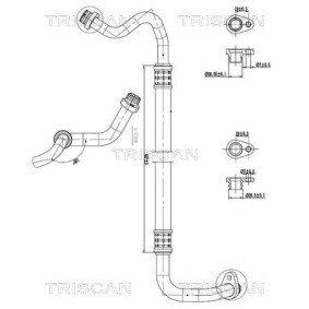 Achetez des Tuyau de clim de chez TRISCAN en ligne pour 308 II SW (LC, LJ, LR, LX, L4) à prix modérés