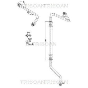 Acquista Tubo aria condizionata da TRISCAN online per 107 Hatchback (PM_, PN_) a prezzi moderati