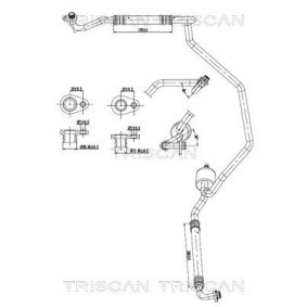Hochdruck- / Niederdruckleitung, Klimaanlage 9010 28101 von TRISCAN günstig für 83,72 € online kaufen