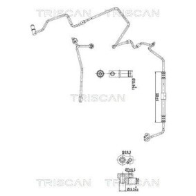 Compre Conduta de alta / baixa pressão, ar condicionado da TRISCAN 9010 29019 a um preço baixo por 88,15 €