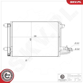Acquista Condensatore climatizzatore da ESEN SKV 86SKV001 a buon mercato per soli 116,58 €