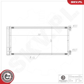 Acquista Condensatore climatizzatore da ESEN SKV 86SKV041 a buon mercato per soli 66,40 €