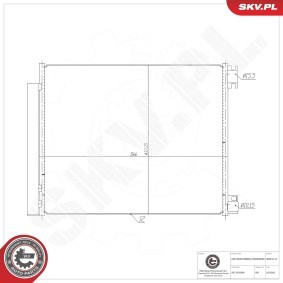 Acquista Condensatore climatizzatore da ESEN SKV 86SKV114 a buon mercato per soli 106,13 €