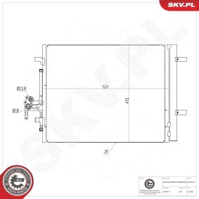 Klimakondensator 86SKV120 von ESEN SKV günstig für 122,13 € online kaufen