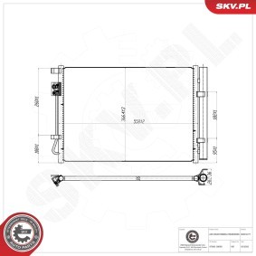 Compre Condensador, ar condicionado da ESEN SKV 86SKV277 a um preço baixo por 64,47 €