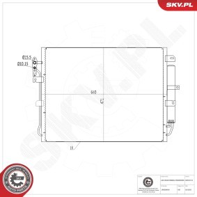 Klimakondensator 86SKV312 von ESEN SKV günstig für 102,55 € online kaufen