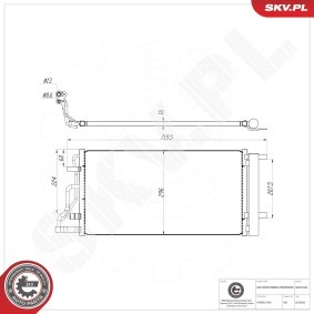 Compre Condensador de aire acondicionado de ESEN SKV online para Ceed III Furgón / Hatchback (CD) a precios moderados
