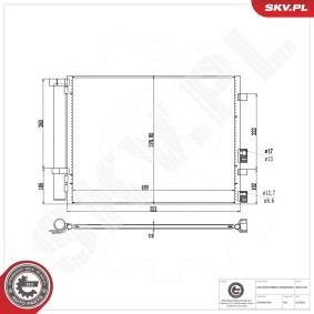 Compre Condensador, ar condicionado da ESEN SKV 86SKV520 a um preço baixo por 76,25 €