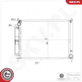 Acquista Condensatore climatizzatore da ESEN SKV 86SKV592 a buon mercato per soli 201,53 €
