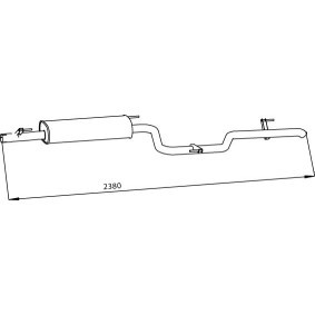 Endschalldämpfer 56310 von DINEX günstig für 191,67 € online kaufen