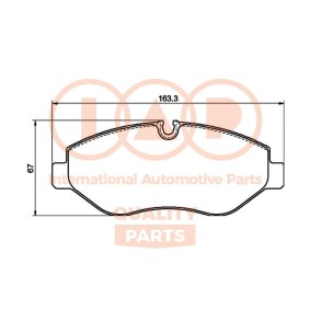 Acquista Kit pastiglie freni da IAP QUALITY PARTS 704-54012P a buon mercato per soli 106,21 €