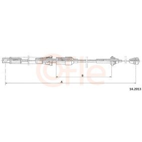 Gaszug für FORD von COFLE