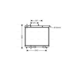 Comprar Radiador, refrigeración del motor de AVA COOLING SYSTEMS CN2190 a bajo precio de 57,32 €