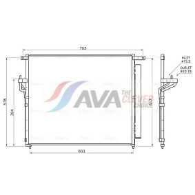 Köp Kondensor, klimatanläggning av AVA COOLING SYSTEMS CN5174 till det låga priset 13255,41 kr